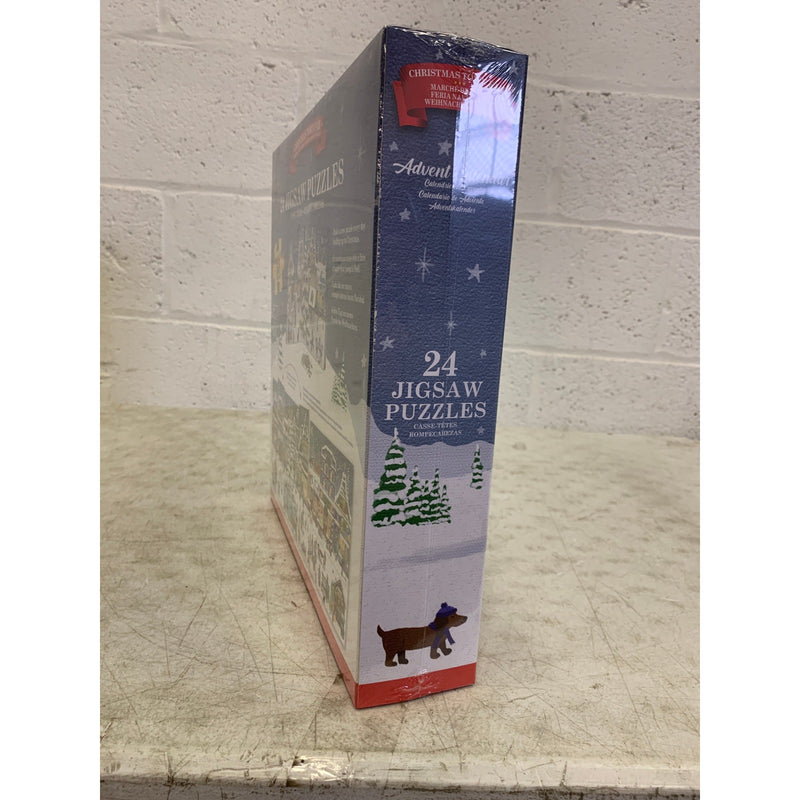 EuroGraphics Puzzles Christmas Town Fair 50pc Puzzle Advent Calendar