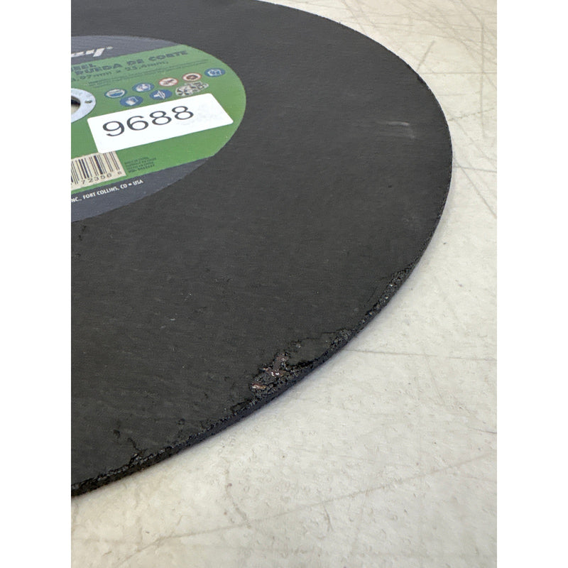 Forney 14 in Aluminum Oxide Metal Cutting Wheel 5/32 in. Thick x 1 in. 1 pc READ