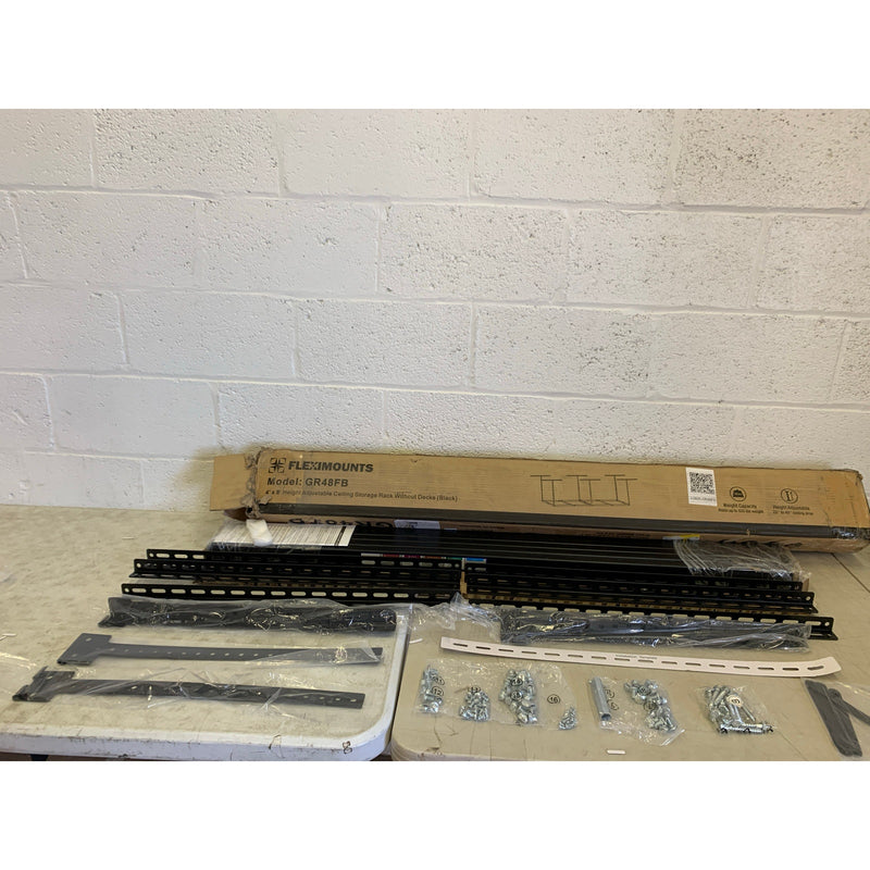 FLEXIMOUNTS Overhead Garage Storage Rack WITHOUT Decking 4&