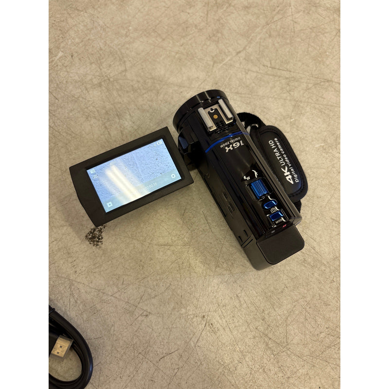 Vivitar 4K Digital Camcorder 16x Zoom , WIFI, Touch Screen, Rechargeable, Black