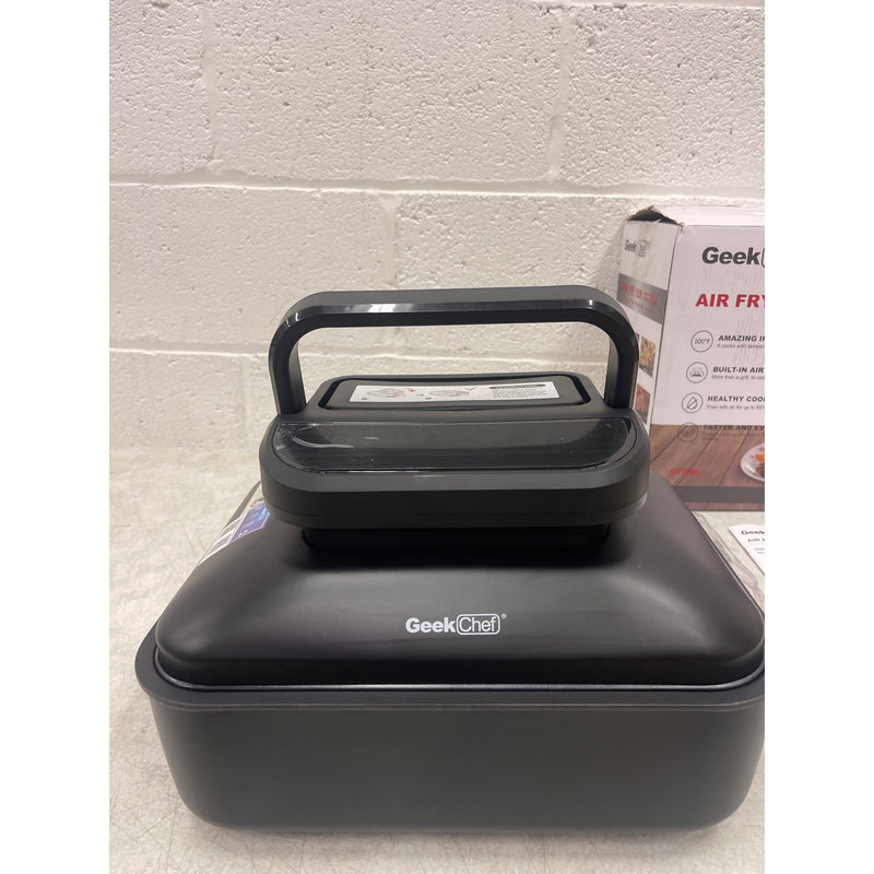 Geek Chef Air Fryer Lid & Electric Indoor Grill Combo, 7-in-1 Air Fryer Oven