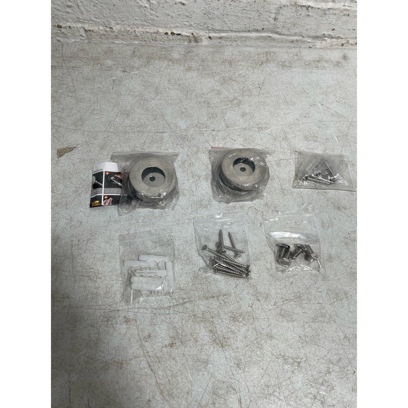 Juego de 2 barras de apoyo para ducha Rockgoya de 24 pulgadas, acero inoxidable