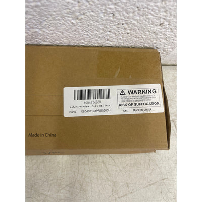 Window Privacy Film Frosted Glass Static Clings, 35.4 x 78.7 Inch White Mesh