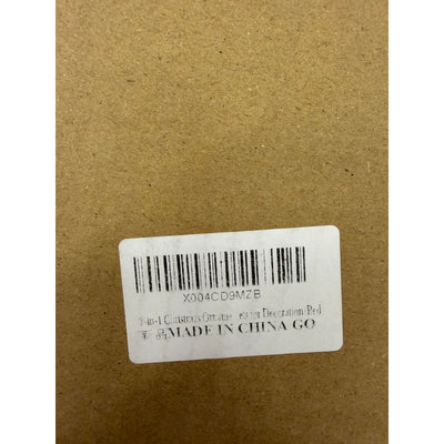 Christmas Ornament Storage Box with Removable Trays, up to 73 ornaments (Red)