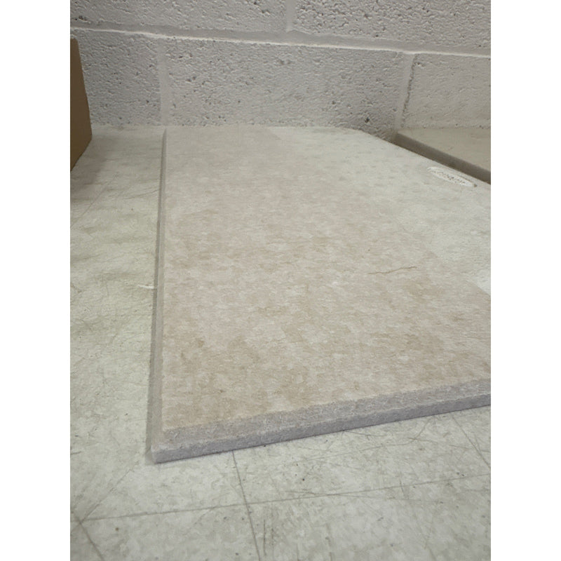 DECORITA Shiplap Felt Wall Panels 23-SqFt Interior Wall Decor, White/Tan 24pcs