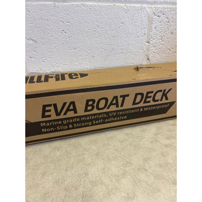 Fullfire EVA Foam Boat Flooring Faux Teak Boat Decking Self-Adhesive 94x47"
