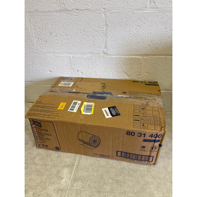 6-Pack 8" Rolls Tork Universal Hand Towel Rolls, 1-Ply Natural White H80