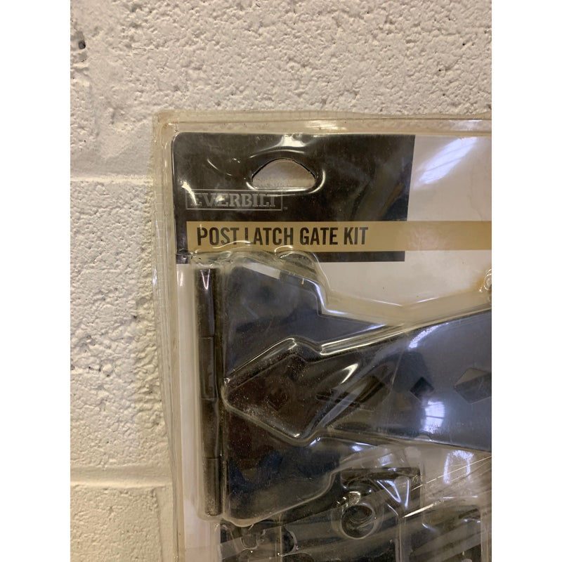 Everbilt Black Post Latch Gate Set