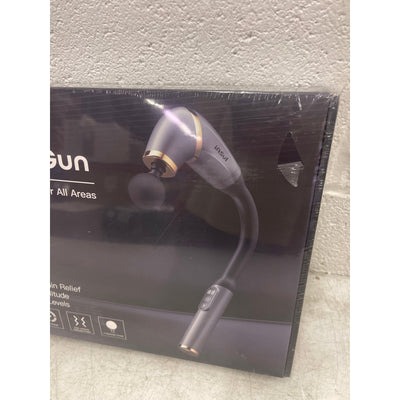 IASUI Massage Gun Extended Handle Back Massager 4 Heads, 3 Modes & 6 Speeds