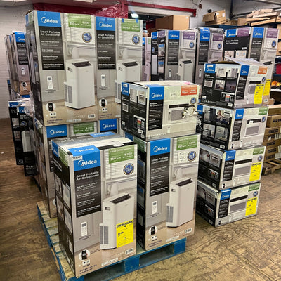 Bulk AC Discount 149 Units, Midea Air Conditioners Window & Portable, Tested & Working, 25% Retail