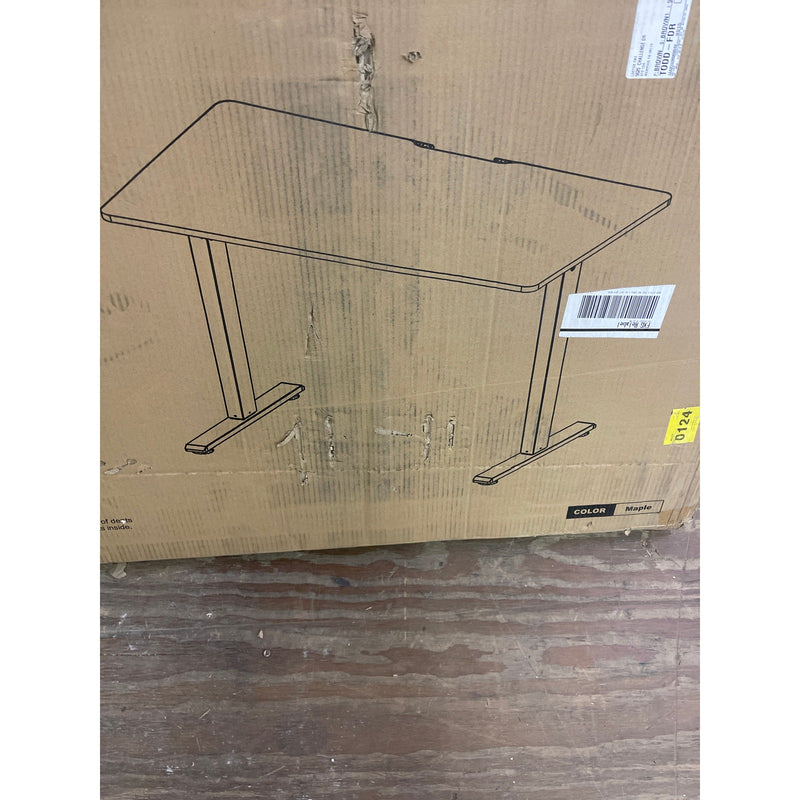 Flexispot Gaming & Office Desk Brown Wood With Metal Frame 44" x  24" QS1M-1160