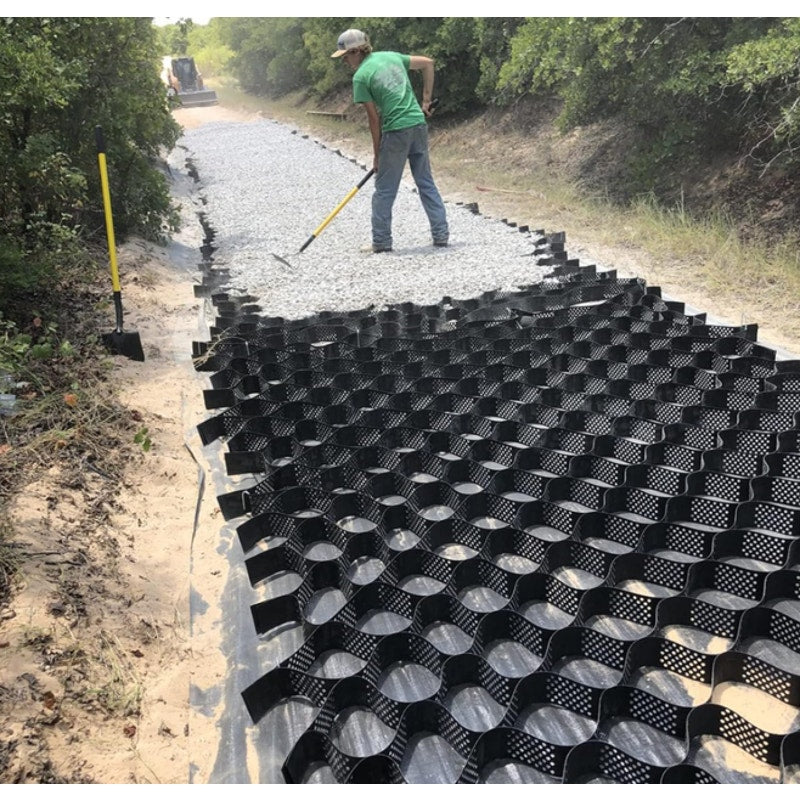 Gravel Grid Driveway Walkway Geo Cell Grids Honeycomb Ground Grid 4m x 10m