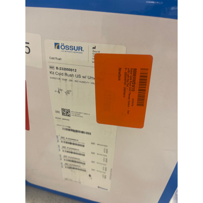 Ossur Cold Rush Cooler Cold Therapy Machine w/ Left or Right Hip Pad