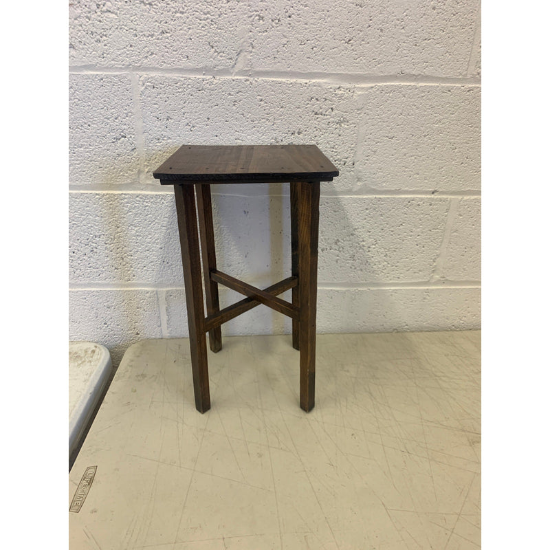 17" x 10" x 10" Small Wooden Table/ Nightstand, Light Brown, End/ Accent Table