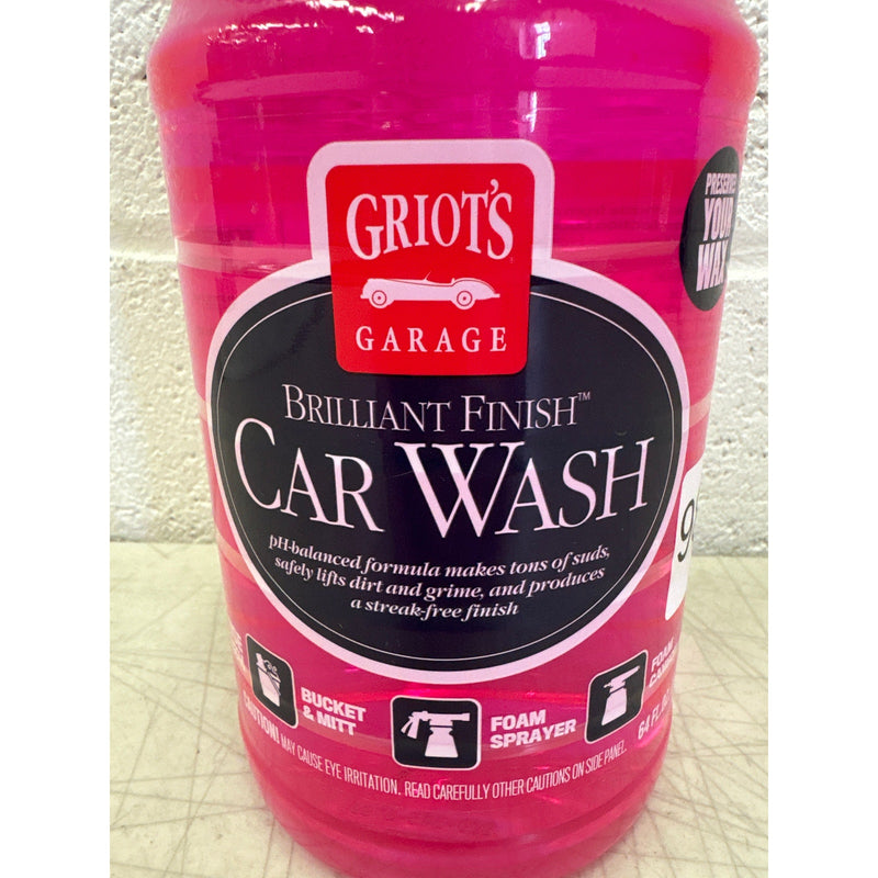Griots Garage Brilliant Finish Car Wash, Clean Auto Car Soap - 64oz - 10866