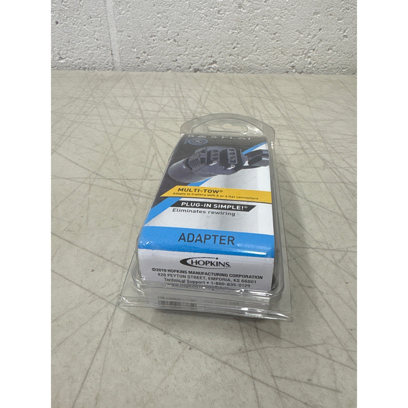 Hopkins 47385 Multi-Tow 7 Blade to 5 Flat and 4 Flat Towing Adapter w Dust Cover