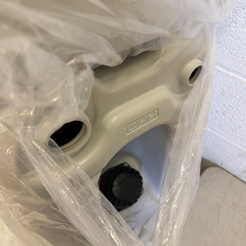 VINGLI 45L Portable Sink: Rolling Hand Wash Stand, Towel Holder & Soap Dispenser