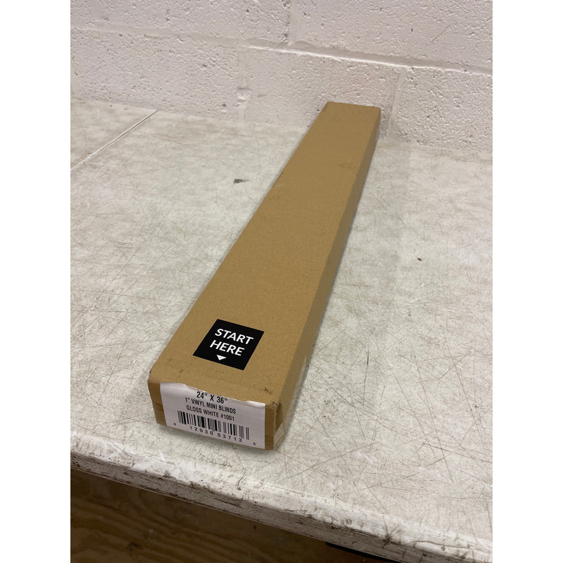 Chicology 24"x36" Light Filtering Vinyl Mini Blind - White, Home, Windows
