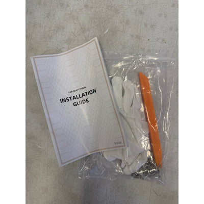 FREESOO Custom Fit Leather Tacoma Seat Covers Full Set Gen 4 2024-2025, Black