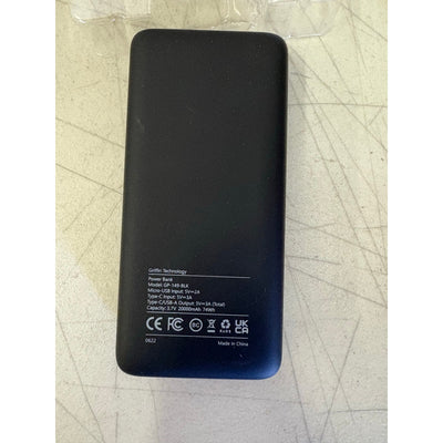Griffin 20,000mAh USB-C Power Bank Black USB, Micro USB