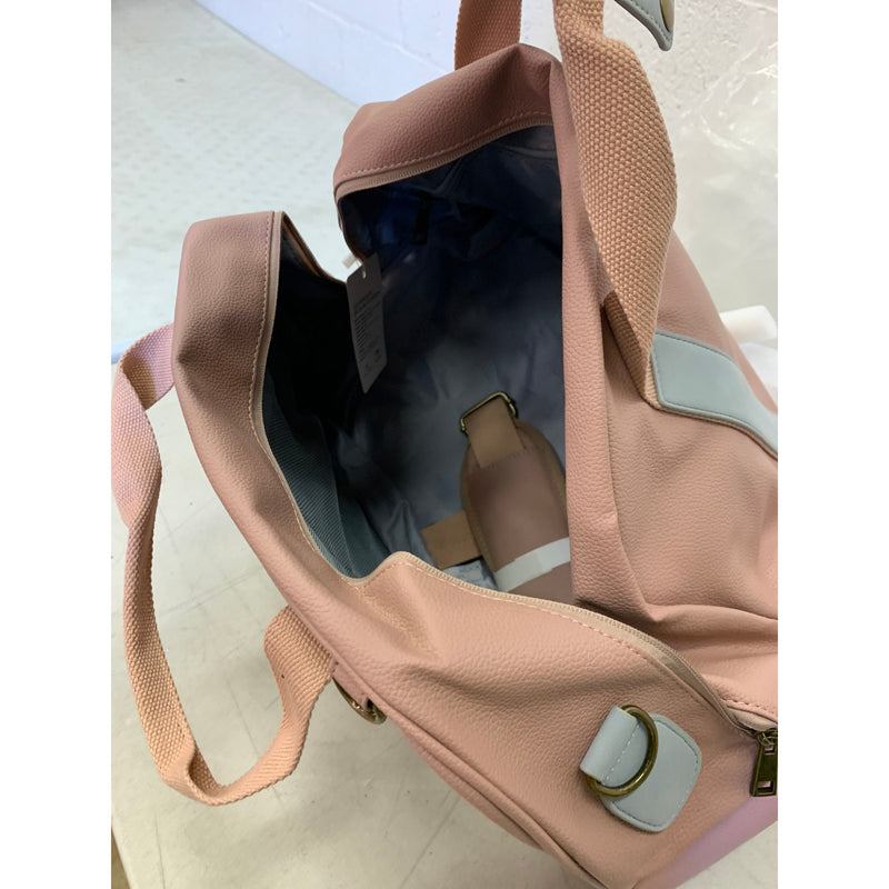 BOYATU Weekender Bag for Women Travel Duffel Bag Gym Bag w Shoulder Strap PINK