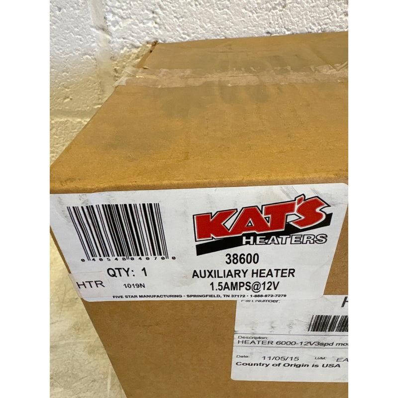 Kats Interior Heaters, 15,000 BTU 1.5 AMPs @ 12V, 3 Speed Motor - 38600