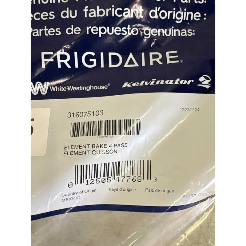 Frigidaire 316075103 Oven Bake Element for Electric Ranges and Stoves Parts