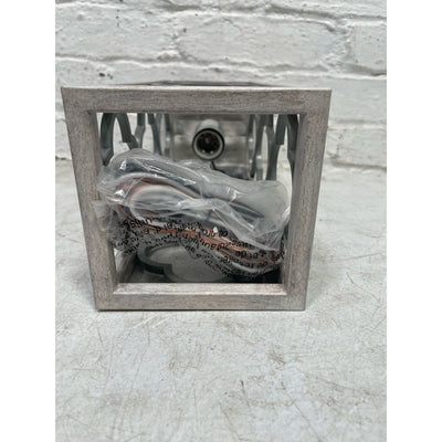 Gablecrest Pendant Light, Distressed White, Grey, Hunter Fan Company 19391