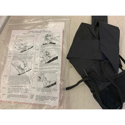 Swede-O Ankle Lok Support with Knit Tongue, Medium Ankle Brace Black, Sprain