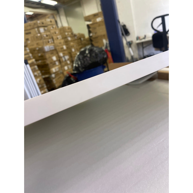 Flexispot L-shaped Desk Top Only, 63" x 40" 2-Piece, White TB-L6340W-CB