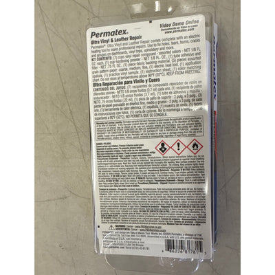 Permatex Pro-Style Vinyl and Leather Repair Kit w Heating Tool - 81781 - Auto
