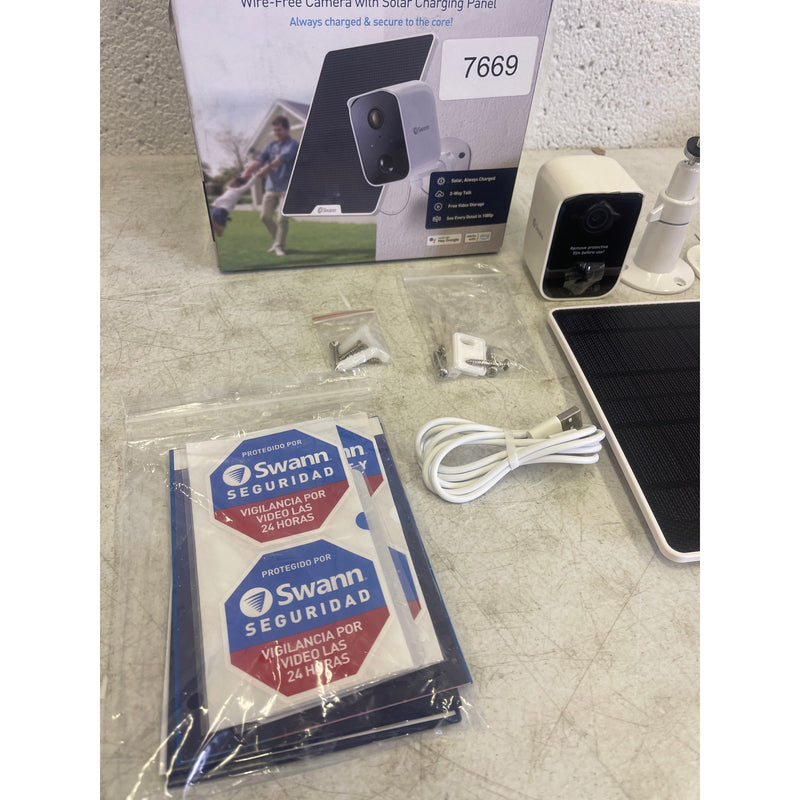 Swann CoreCam Wireless Security Camera with Solar Charging Panel Night Vision