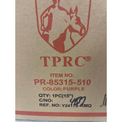 Equipaje de mano inteligente TPRC de 15" con puerto de carga USB debajo del asiento - Morado