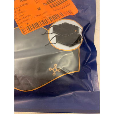 100-PACKS-OF-2 Tommie Copper 2-Pack Community Wear Face Masks, Black, 200 Total