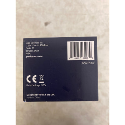 PMD Clean Body - Smart Body Cleansing Device Silicone Brush & 3 Attachments Navy