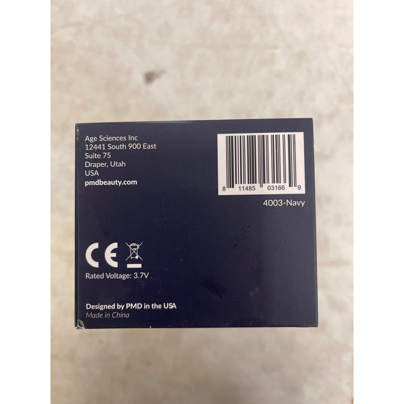 PMD Clean Body - Smart Body Cleansing Device Silicone Brush & 3 Attachments Navy