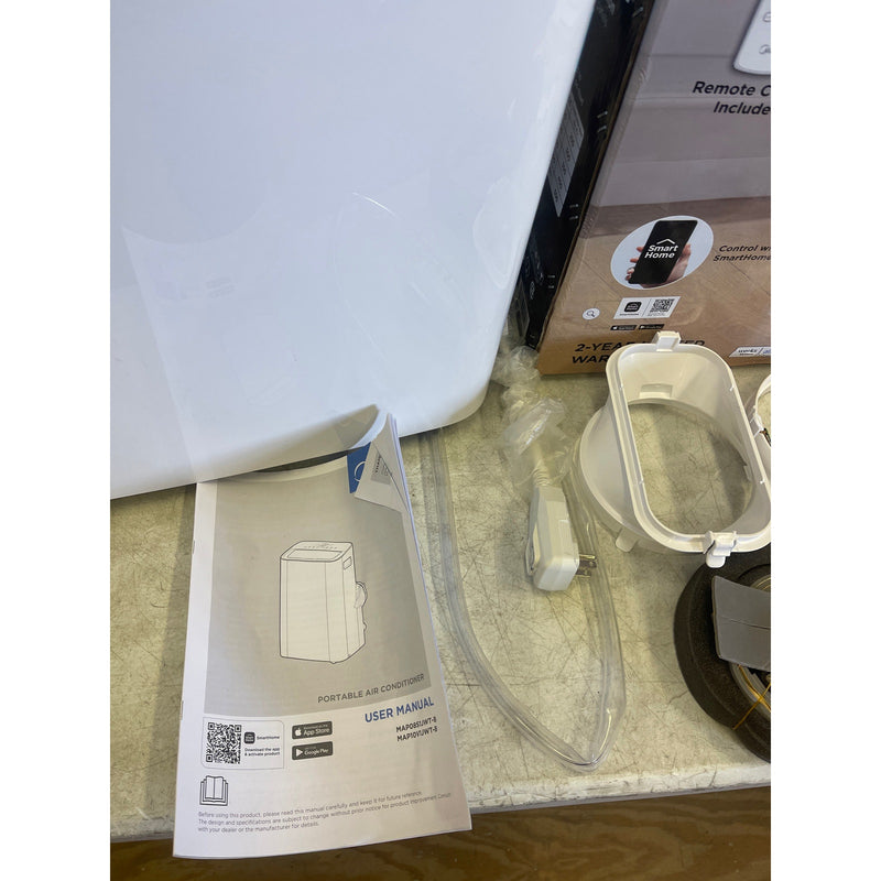 Midea Smart Air Conditioner 10,000 BTU DOE Portable with Wheels, Standup