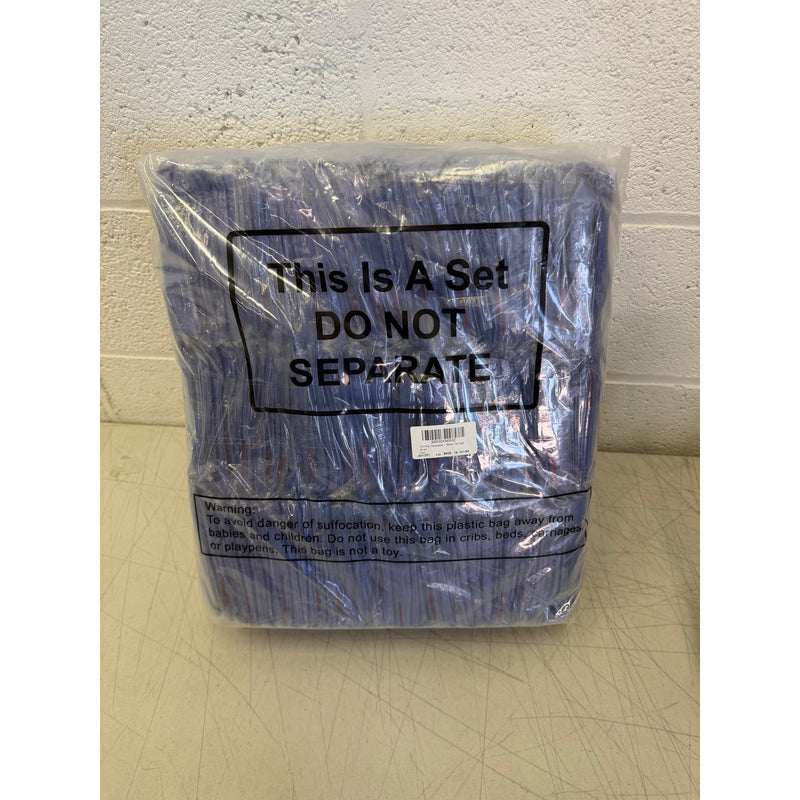 100 Pcs Disposable Unisex Blue Spray Tan Shorts Elastic Waistband 1 Sz fits Most