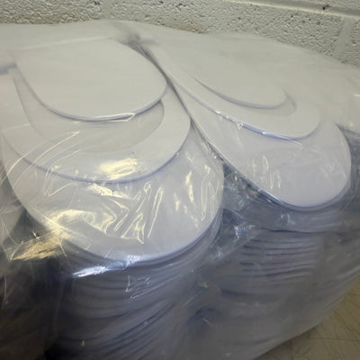 240-Pairs Geyoga Disposable Foam Pedicure Slippers, Spa Sandals- White