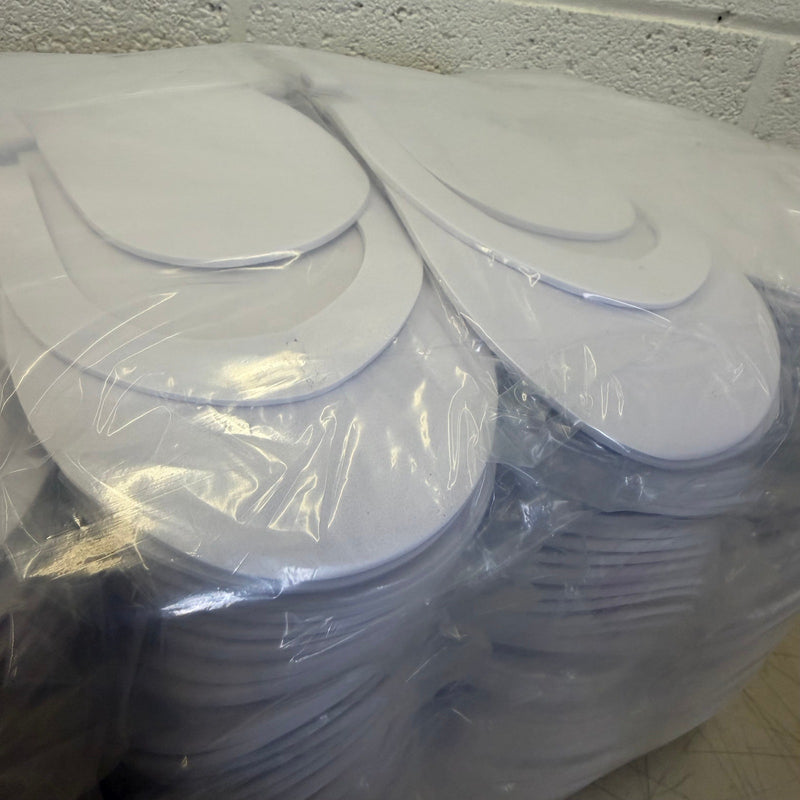 240-Pairs Geyoga Disposable Foam Pedicure Slippers, Spa Sandals- White