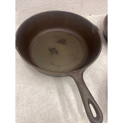 Set of 3 Cast Iron Skillets, 2 - 11" Skillets & 1 - 8.5" Skillet  for Cooking