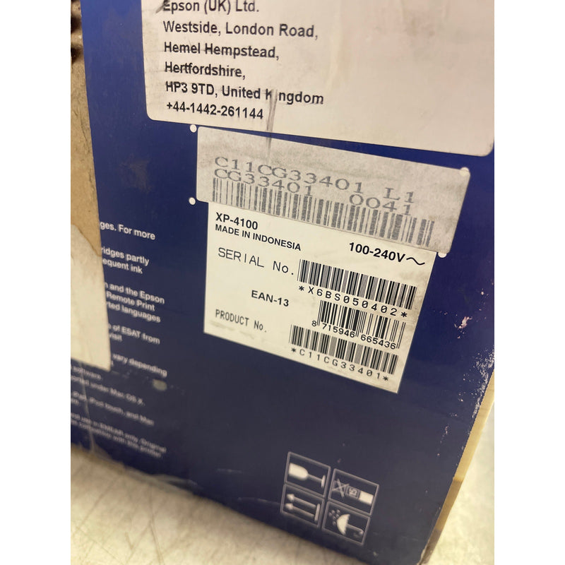 Epson Expression Home Wireless Color Printer with Scanner and Copier XP-4100