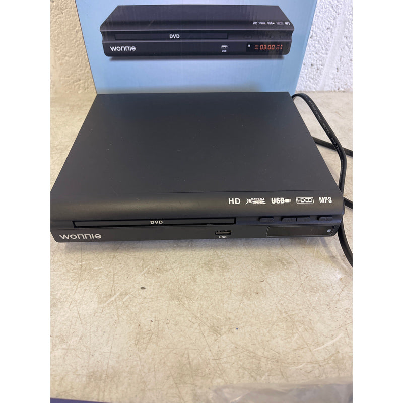 WONNIE HD DVD Player for TV, CD Players for Home with Remote Control, Black