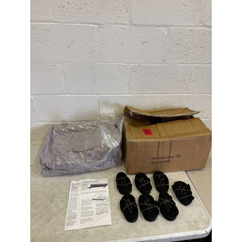 Universal Boat Cover Waterproof All Weather Protection Fits 22&