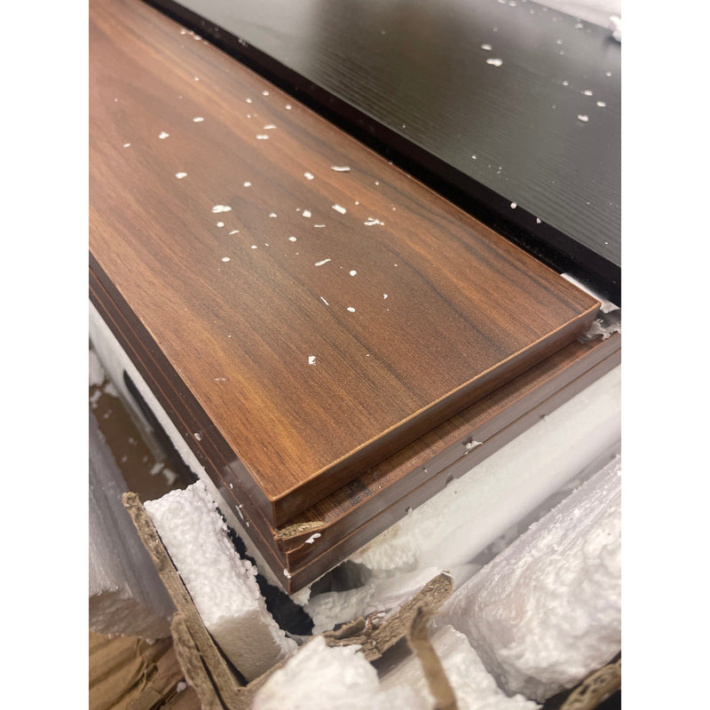 Tribesigns 2 Person Desk, Double Office Desk for Two People, Face to Face, Brown