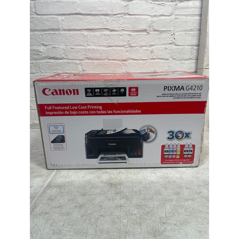 Canon PIXMA G4210 Wireless All-In-1 Supertank Printer with Mobile Printing Black