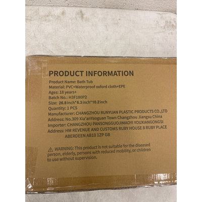 HotMax Ice Bath Tub for Recovery, 99 Gallons Cold Plunge Tub 31.5” x 29.5”