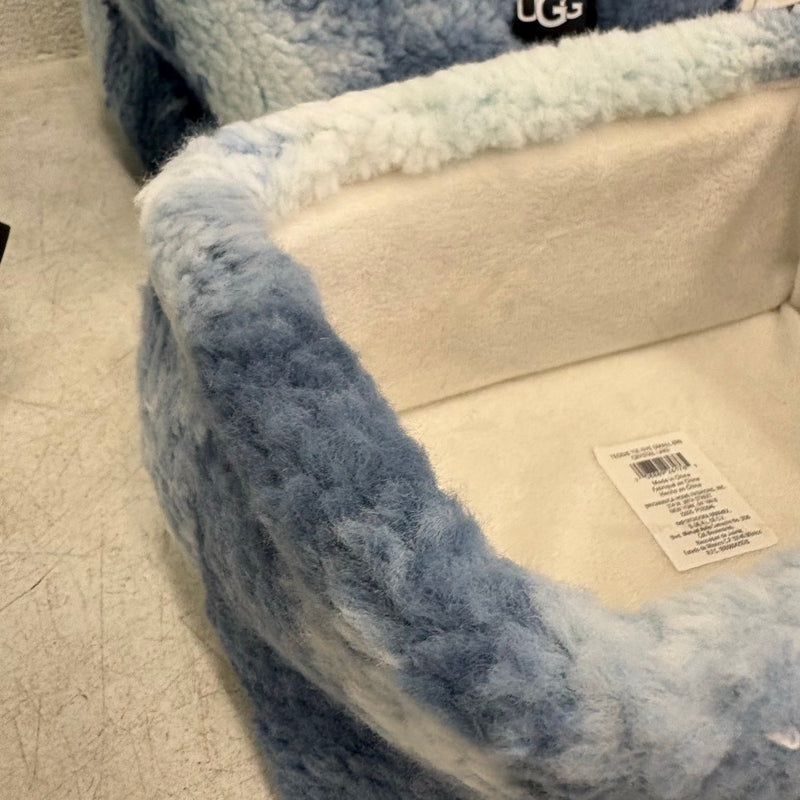 Ugg Teddie Tie-Dye 3 Piece Storage Set Soft Fuzzy Baskets Home Organization Blue