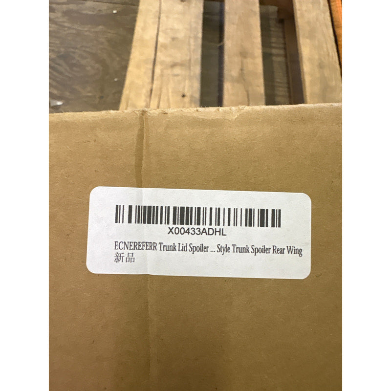 ECNEREFERR Trunk Lid Spoiler Wing Rear Wing Ford Fusion Mondeo 2013-2020 Black