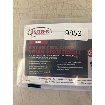 ‎S.U.R & R Auto Parts K555 Nylon Fuel Line Union Assortment, 12 Pieces